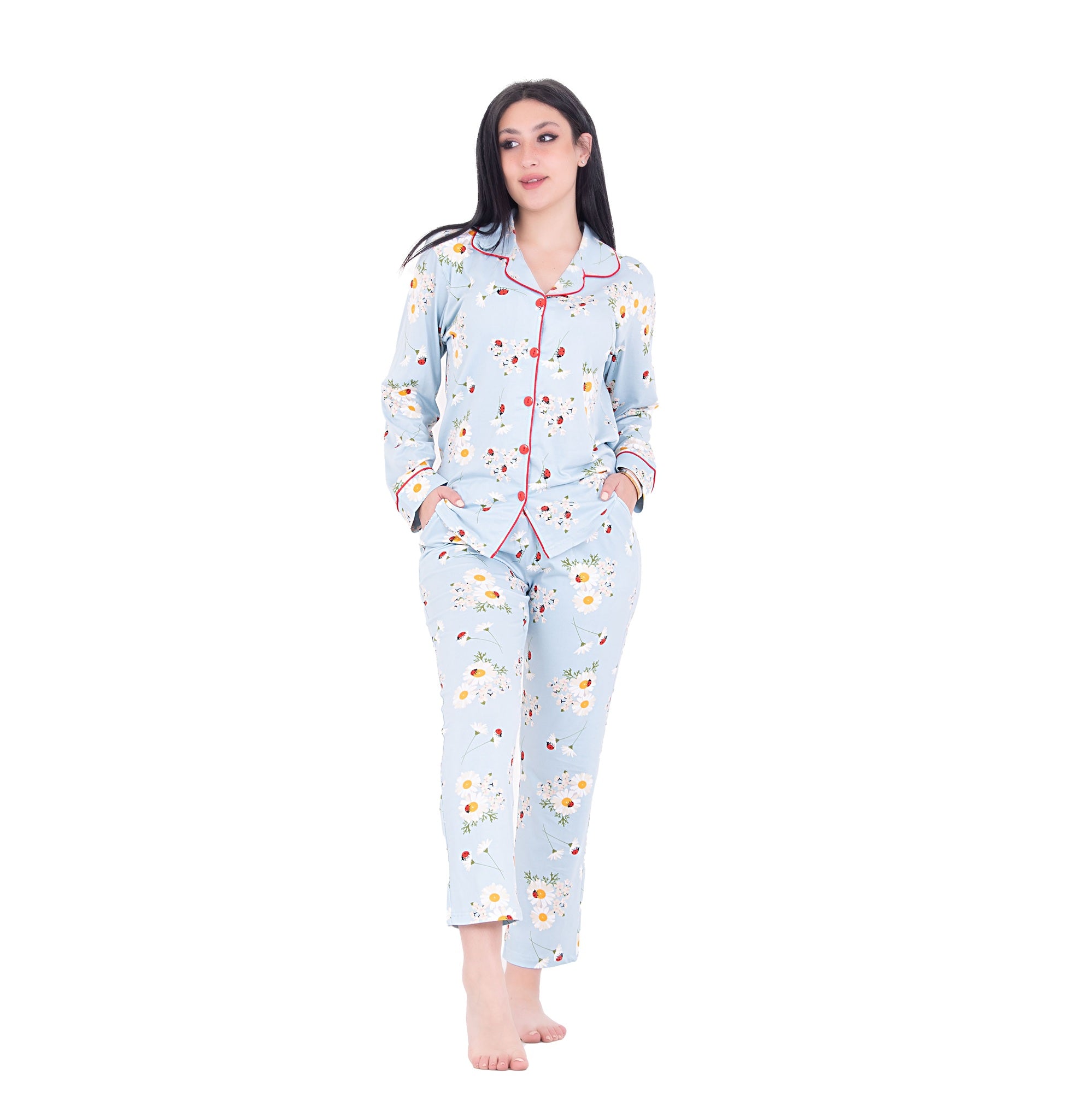 Long sleeves floral pyjama