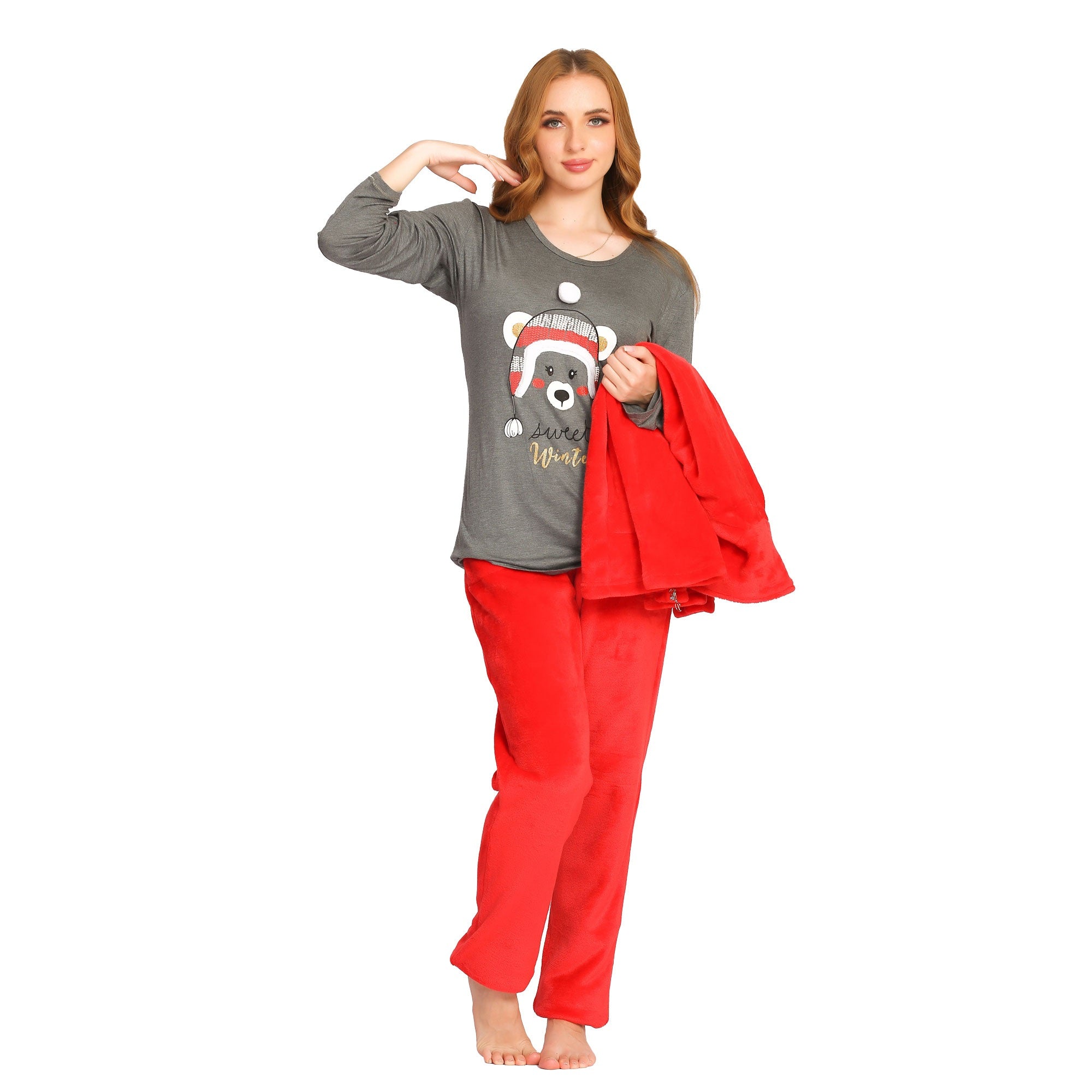 pyjama 3 Piece  Winter Set