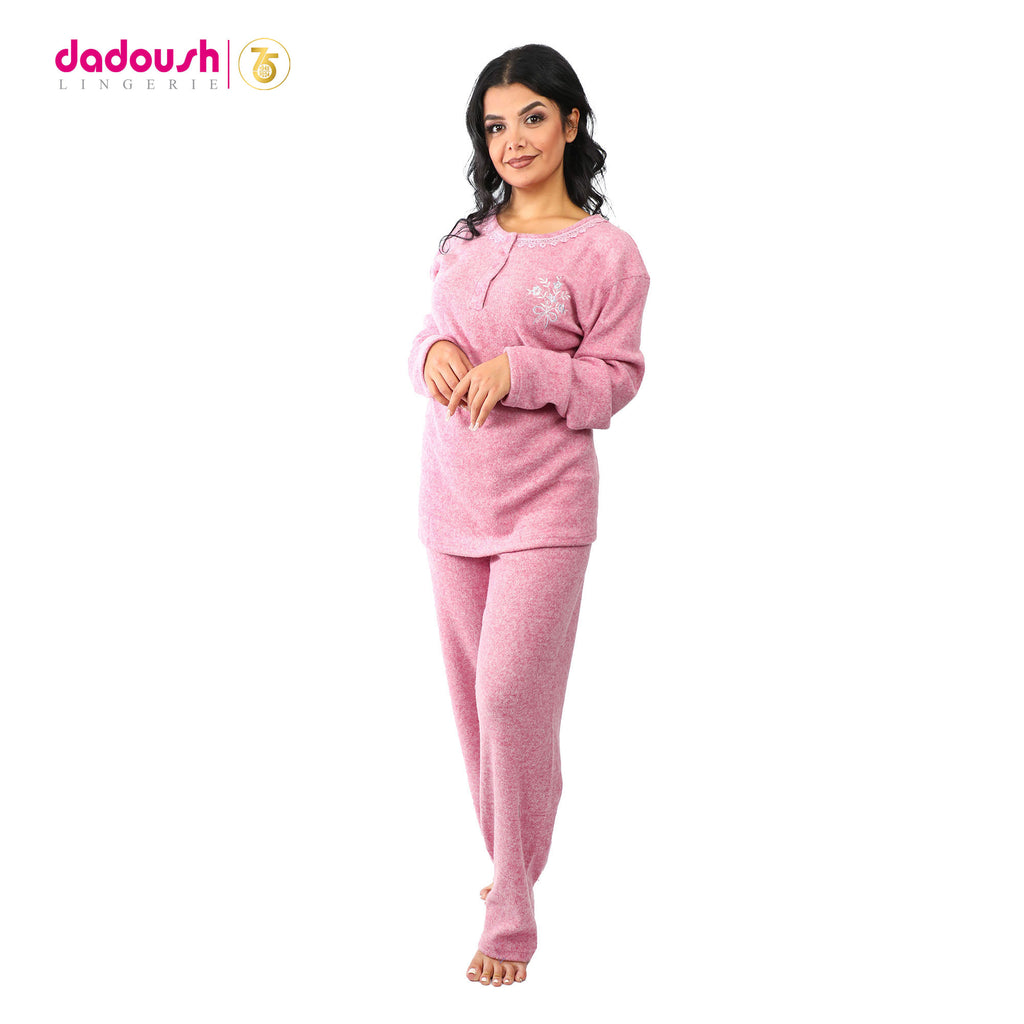 Warm Winter Women's Long-Sleeve Pyjama Set