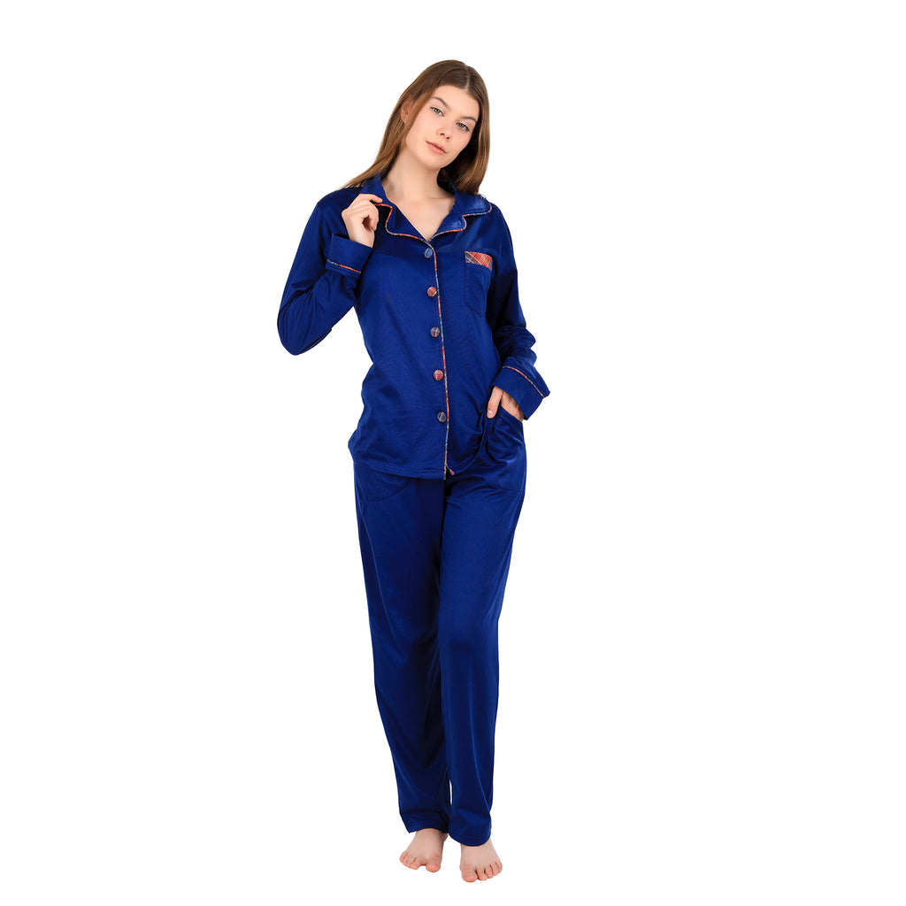 Women's Classic Button-Down Pajama Set