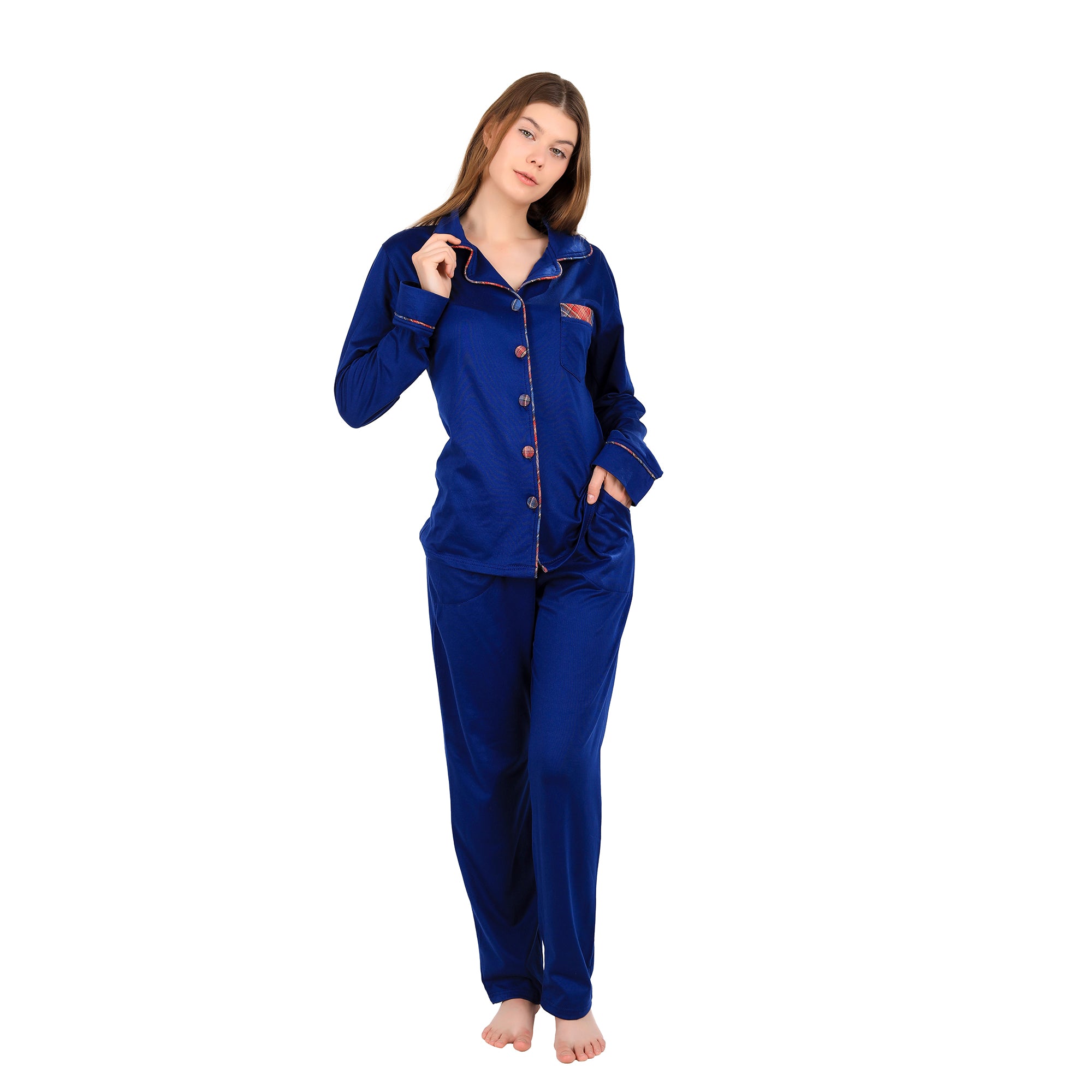 Women's Classic Button-Down Pajama Set