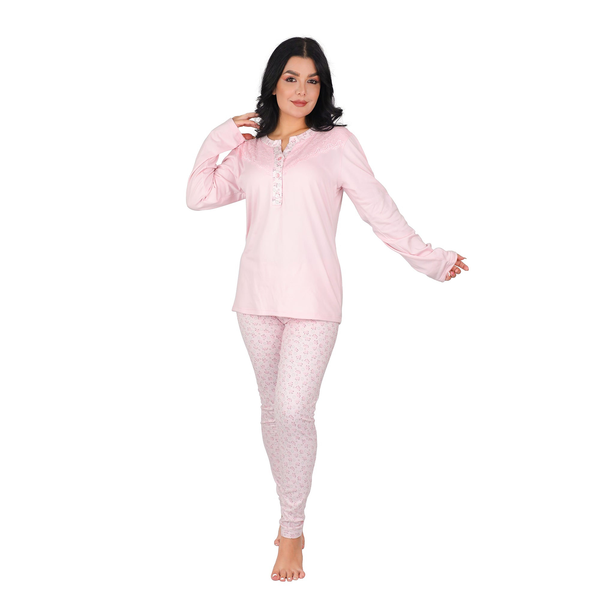 Women's Printed Pajama Set