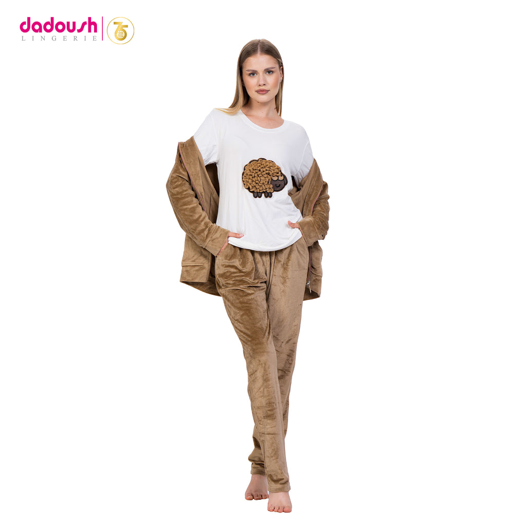 Women's Deluxe 3-Piece Winter Pyjama