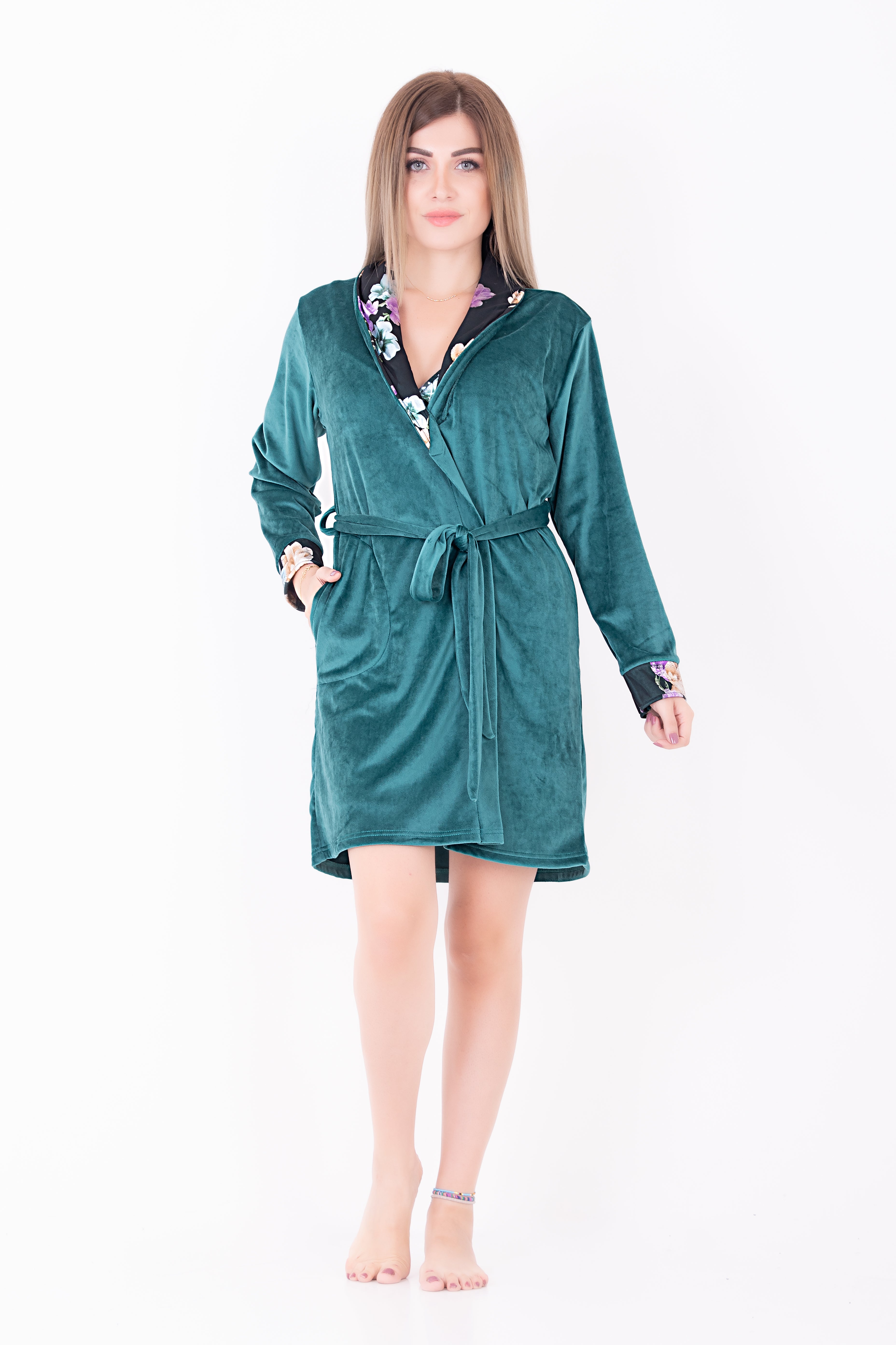 Velvet Set with Robe